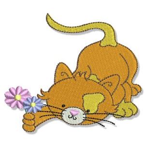 Cuddly Kitten Embroidery Designs Bunnycup Embroidery