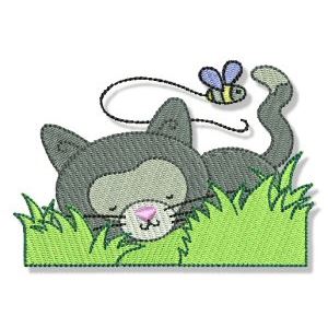 Cuddly Kitten Embroidery Designs Bunnycup Embroidery