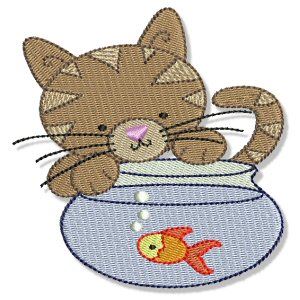 Cuddly Kitten Embroidery Designs Bunnycup Embroidery