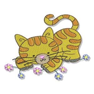 Cuddly Kitten Embroidery Designs Bunnycup Embroidery
