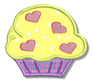 Cupcakes Applique 1