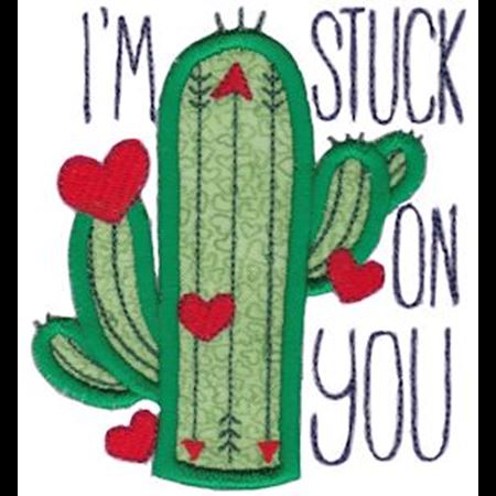 I'm Stuck On You Cactus Applique
