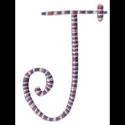 Curlz Alphabet J