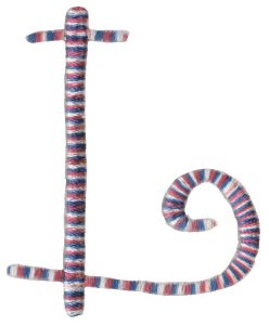 Curlz Alphabet L