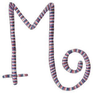 Curlz Alphabet M