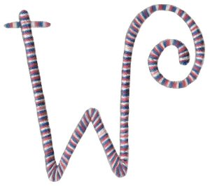 Curlz Alphabet W