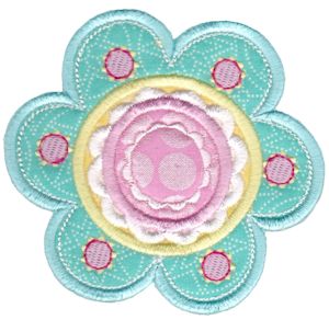 Cute Flower Applique 12