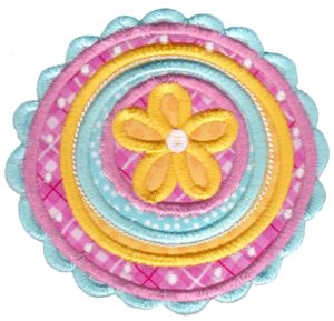 Cute Flower Applique 2