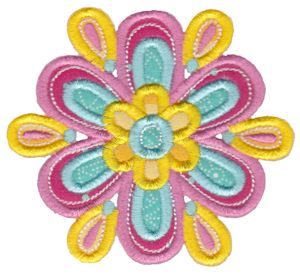 Cute Flower Applique 5