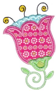 Cute Flower Applique 6