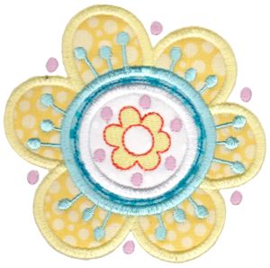 Cute Flower Applique 8