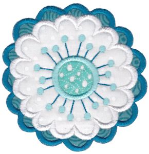 Cute Flower Applique 9
