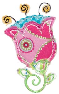 Cute Flower Raggedy Applique 6