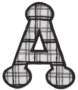 Cute Greek Alphabet Applique 1