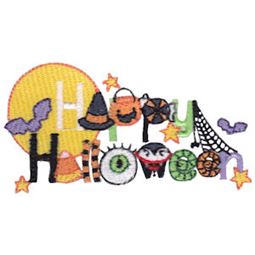 Happy Halloween Word Art