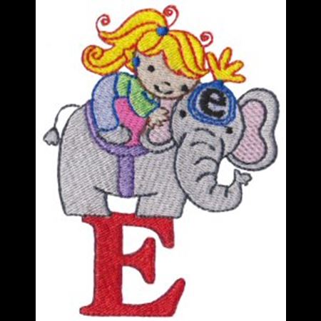 Cuties Alphabet E