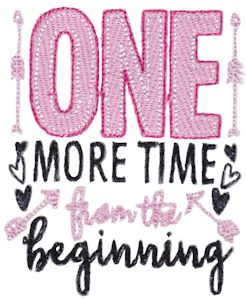 One More Time From The Beginning