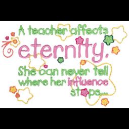 A Teacher Affects Eternity Girl