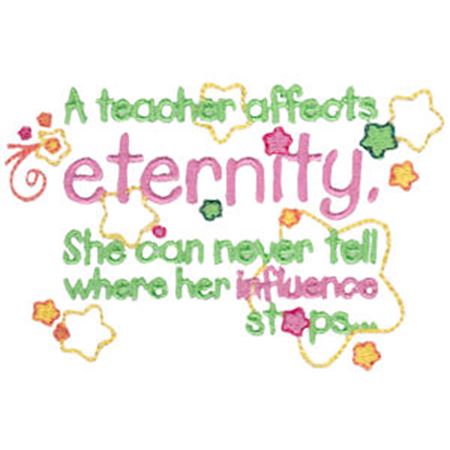 A Teacher Affects Eternity Girl