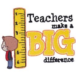 Teachers Make A Big Difference Boy