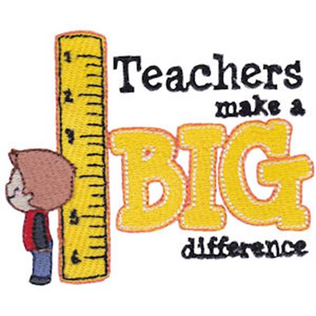 Teachers Make A Big Difference Boy