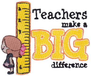 Teachers Make A Big Difference Girl