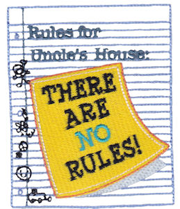 Rules For Uncle's House
