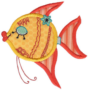 Decorative Sea Creatures Applique 1