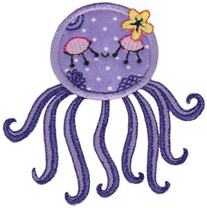 Decorative Sea Creatures Applique 11