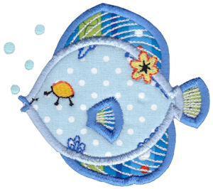 Decorative Sea Creatures Applique 5