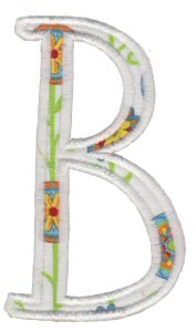 Delicious Applique Alphabet b