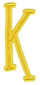 Delicious Applique Alphabet k