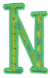 Delicious Applique Alphabet n