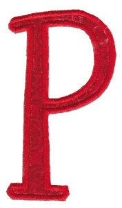 Delicious Applique Alphabet p