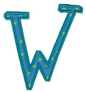 Delicious Applique Alphabet w