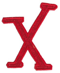 Delicious Applique Alphabet x