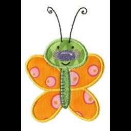 Applique Spotted Butterfly