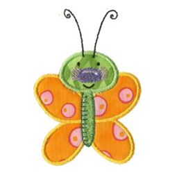 Applique Spotted Butterfly