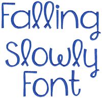 Falling Slowly Font