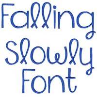 Falling Slowly Font