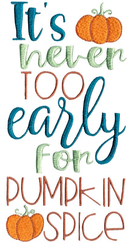 It's Never Too Early For Pumpkin Spice