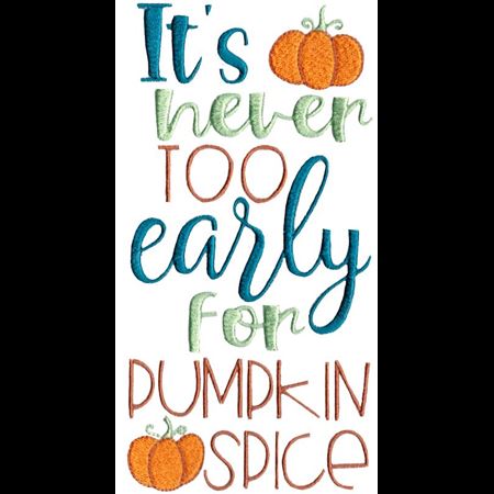 It's Never Too Early For Pumpkin Spice