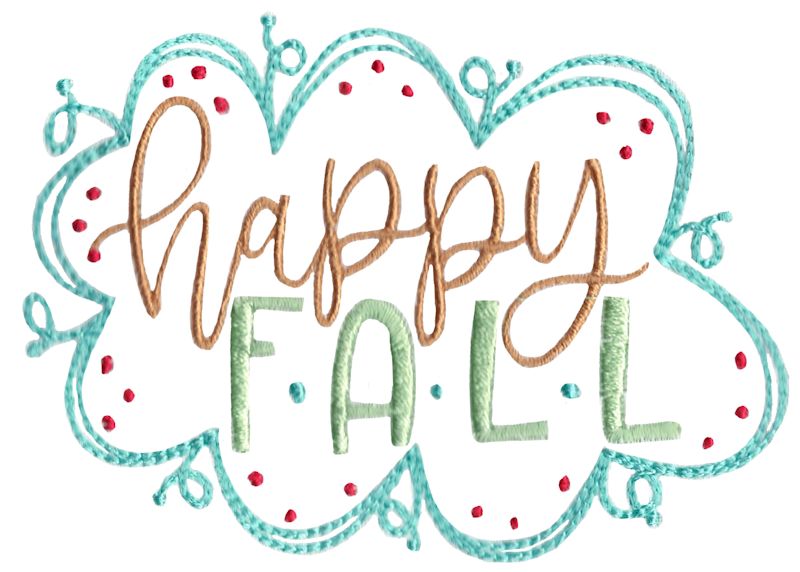 Doodle Happy Fall