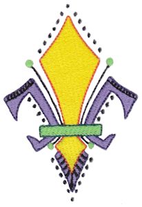 Fanciful Fleur De Lis 1