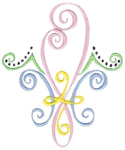 Fanciful Fleur De Lis 10