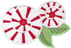 Fancy Flowers Applique 5x7 6