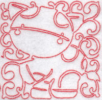 Farm Friends Redwork