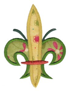Fleur De Lis Applique 1
