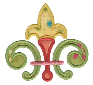 Fleur De Lis Applique 11