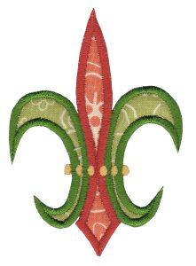 Fleur De Lis Applique 2